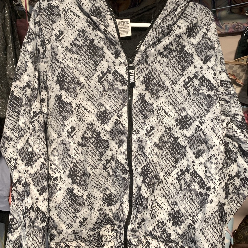 Victoria’s Secret PINK double lined snake print jacket